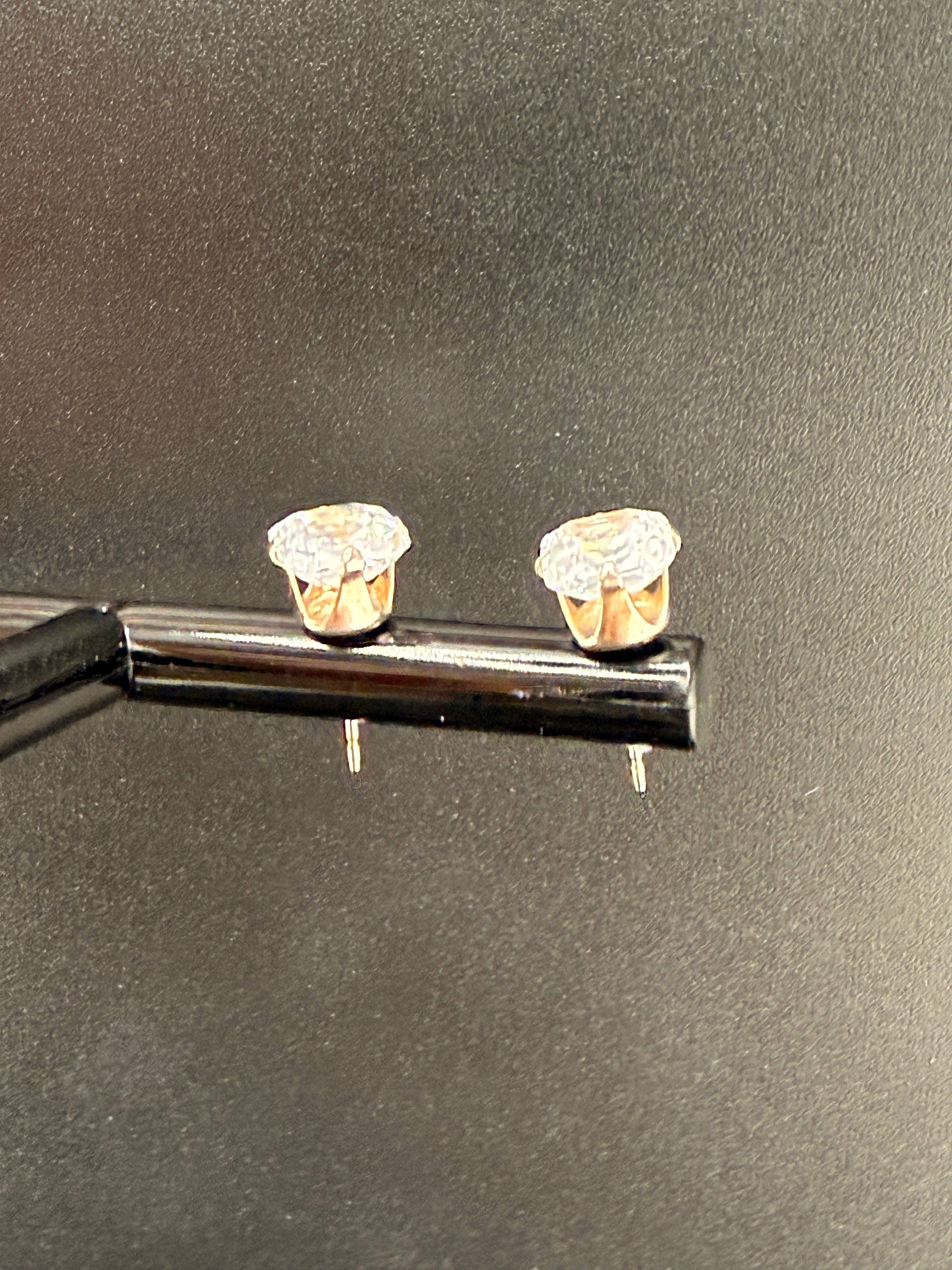 925 Sterling Silver 1 CT CZ Diamond Stud Earrings