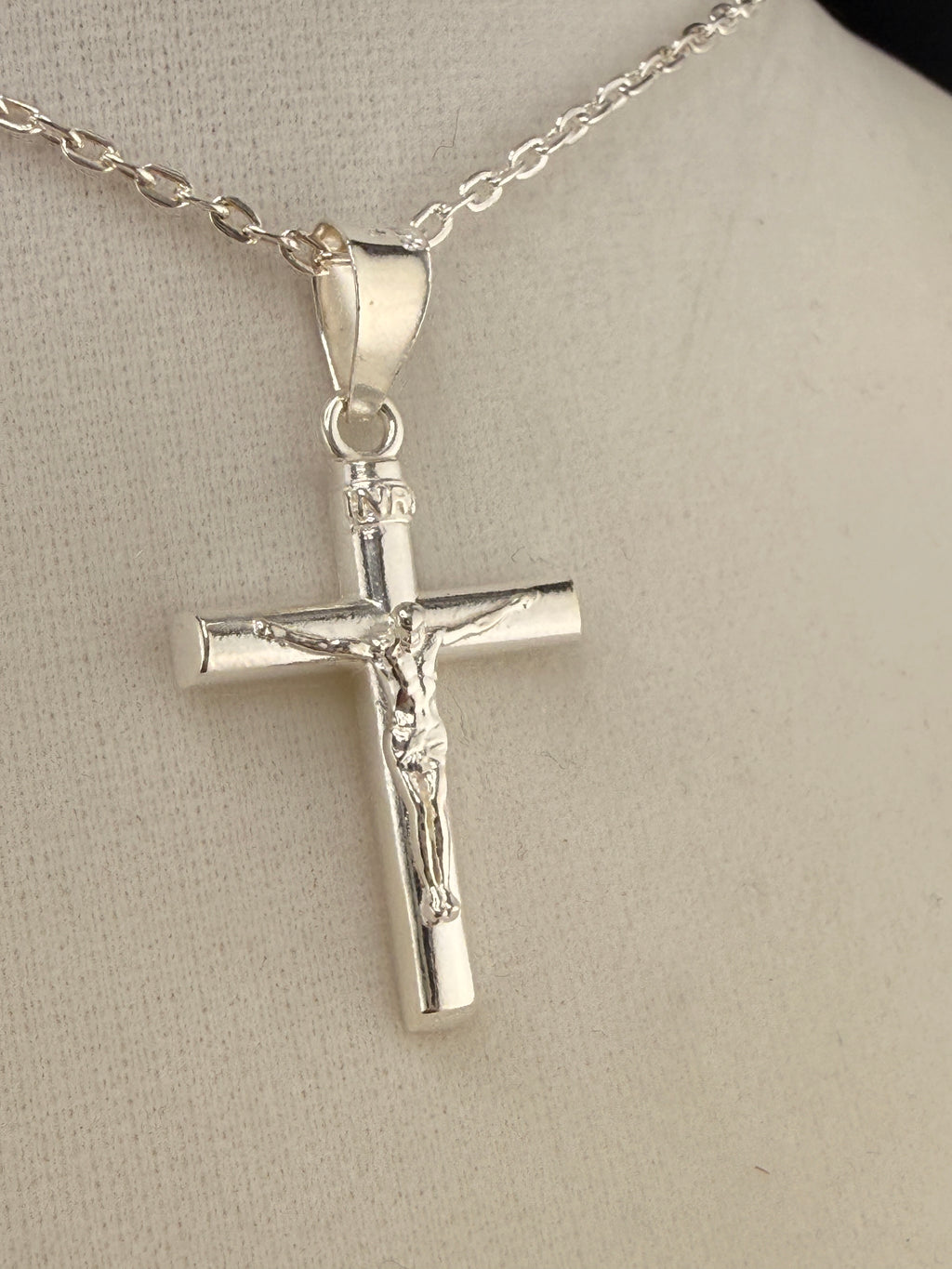 .925 Sterling Silver Cross Pendant – 1.5 Inch
