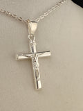 .925 Sterling Silver Cross Pendant – 1.5 Inch