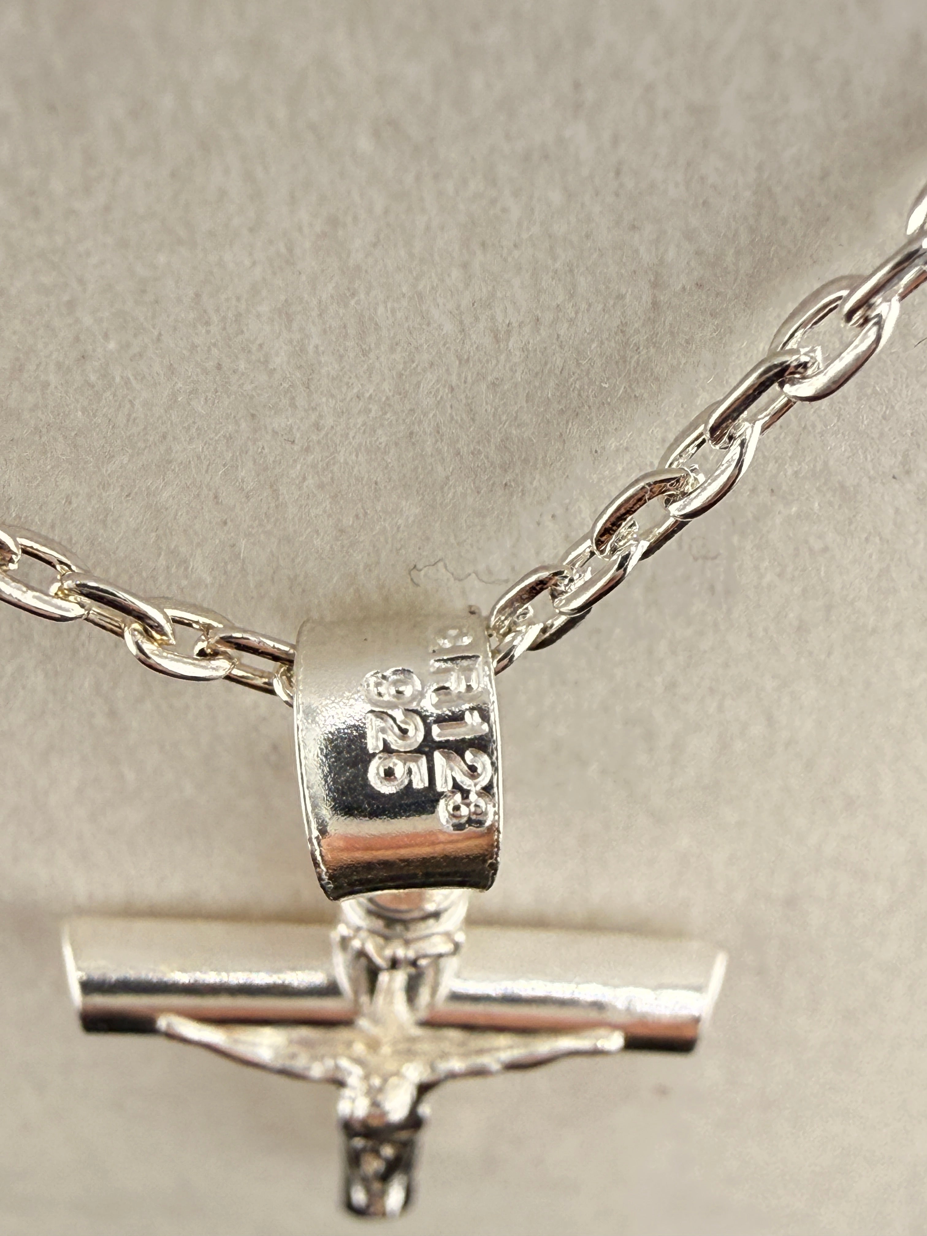 .925 Sterling Silver Cross Pendant – 1.5 Inch