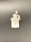 Sterling Silver Snake Ring – 3.36 Grams