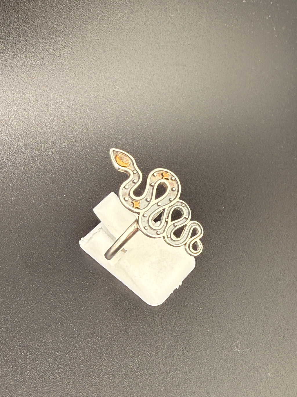 Sterling Silver Snake Ring – 3.36 Grams