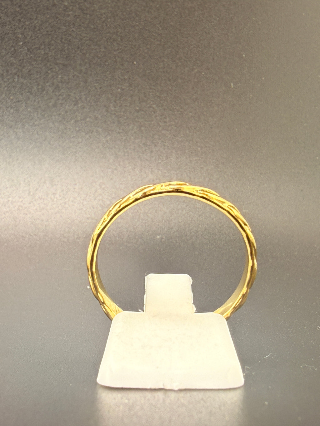 14K Gold Bonded Sterling Silver Twisted Vine Band Ring