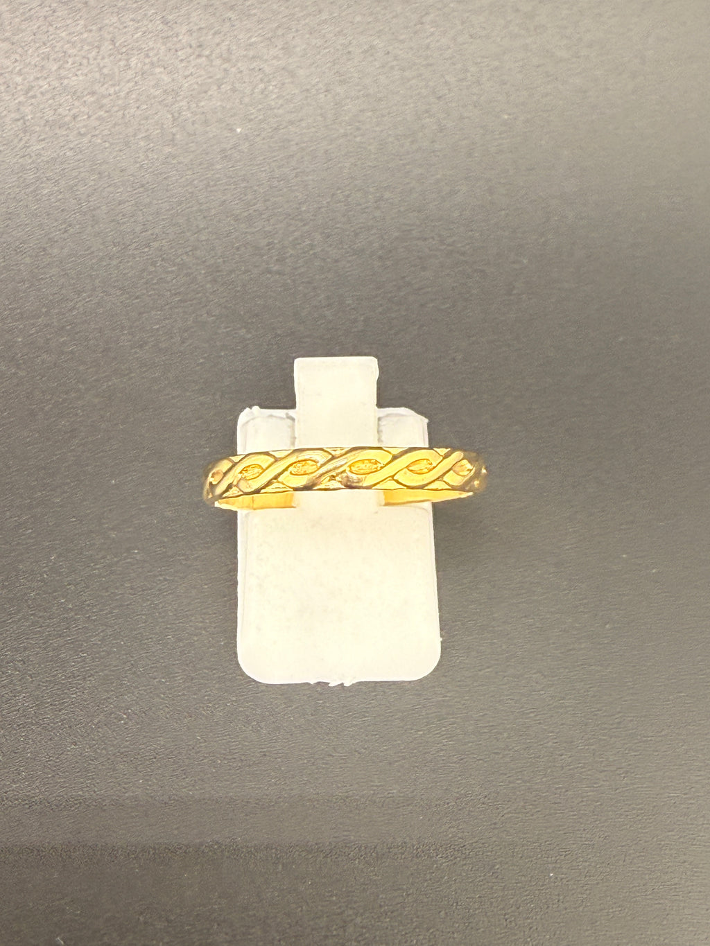 14K Gold Bonded Sterling Silver Twisted Vine Band Ring