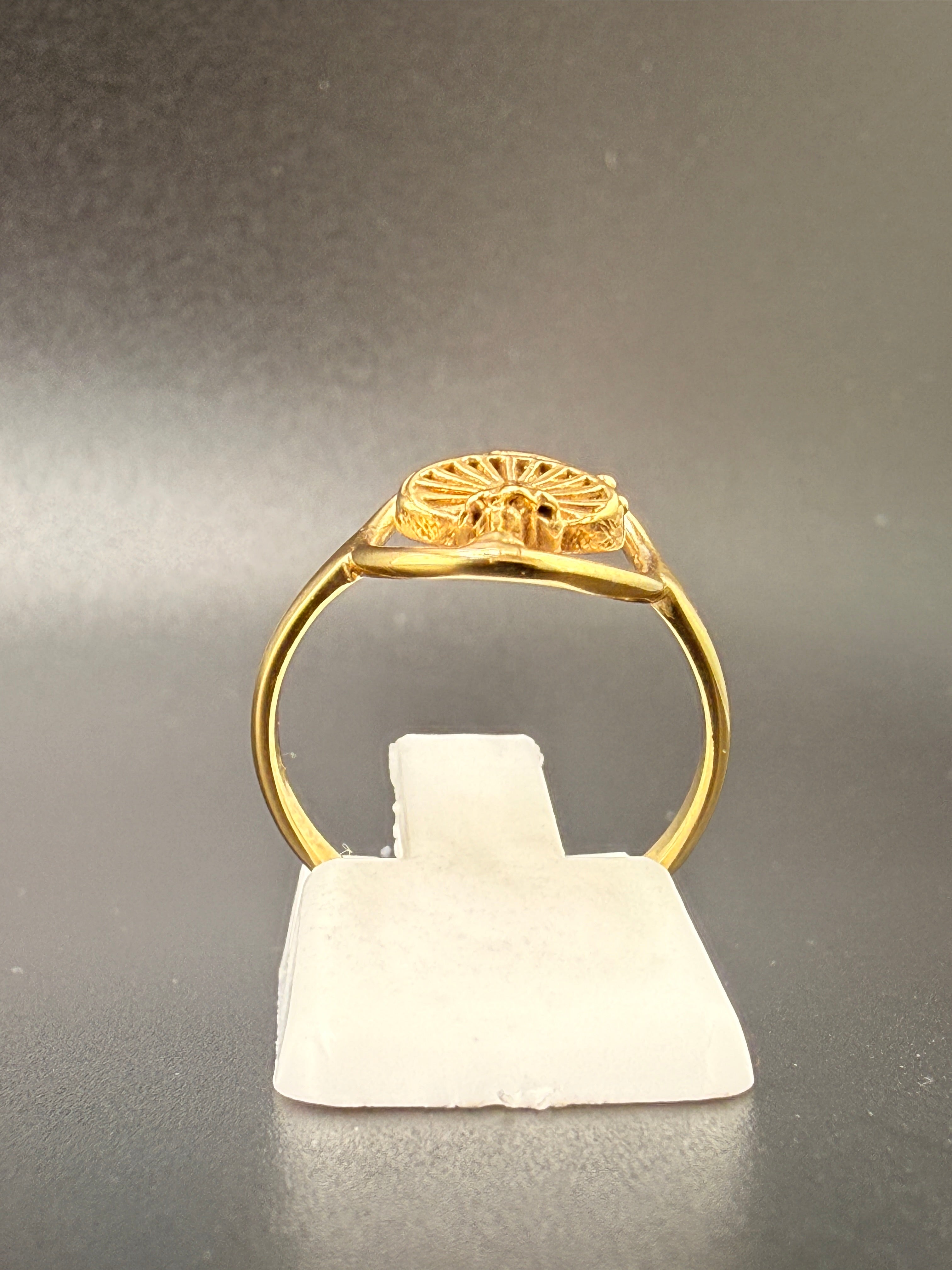 14K Gold Bonded Sterling Silver Mushroom Ring – Unique Mushroom Jewelry