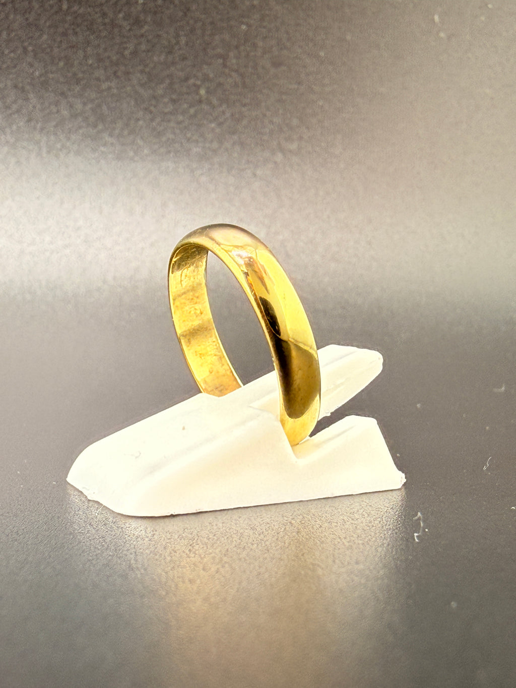 14K Gold Bonded Sterling Silver Plain Band Ring