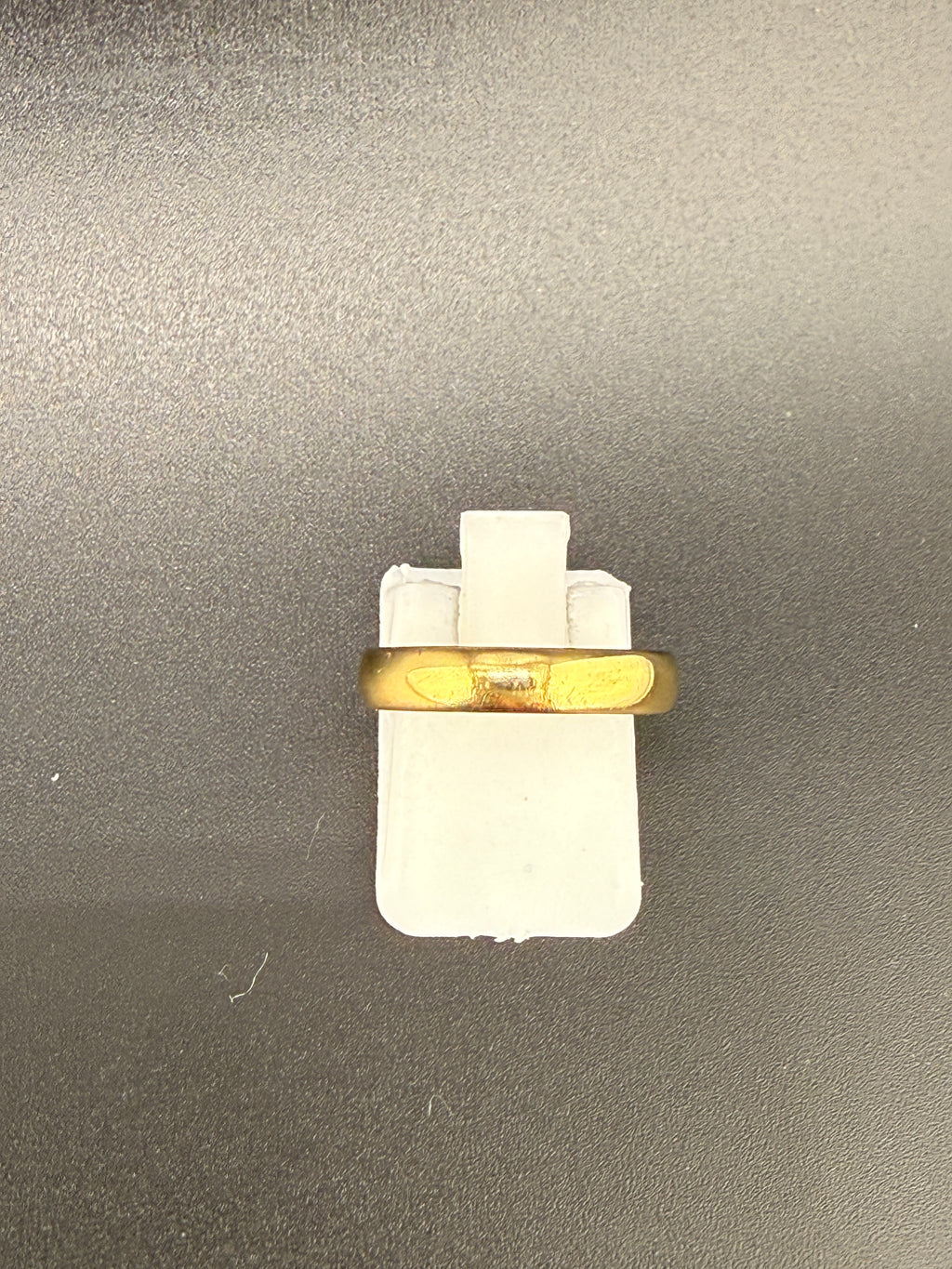 14K Gold Bonded Sterling Silver Plain Band Ring