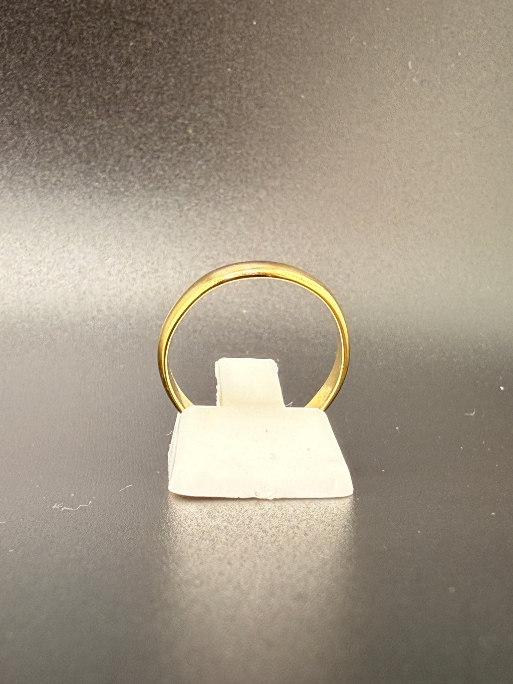 14K Gold Bonded Sterling Silver Plain Band Ring