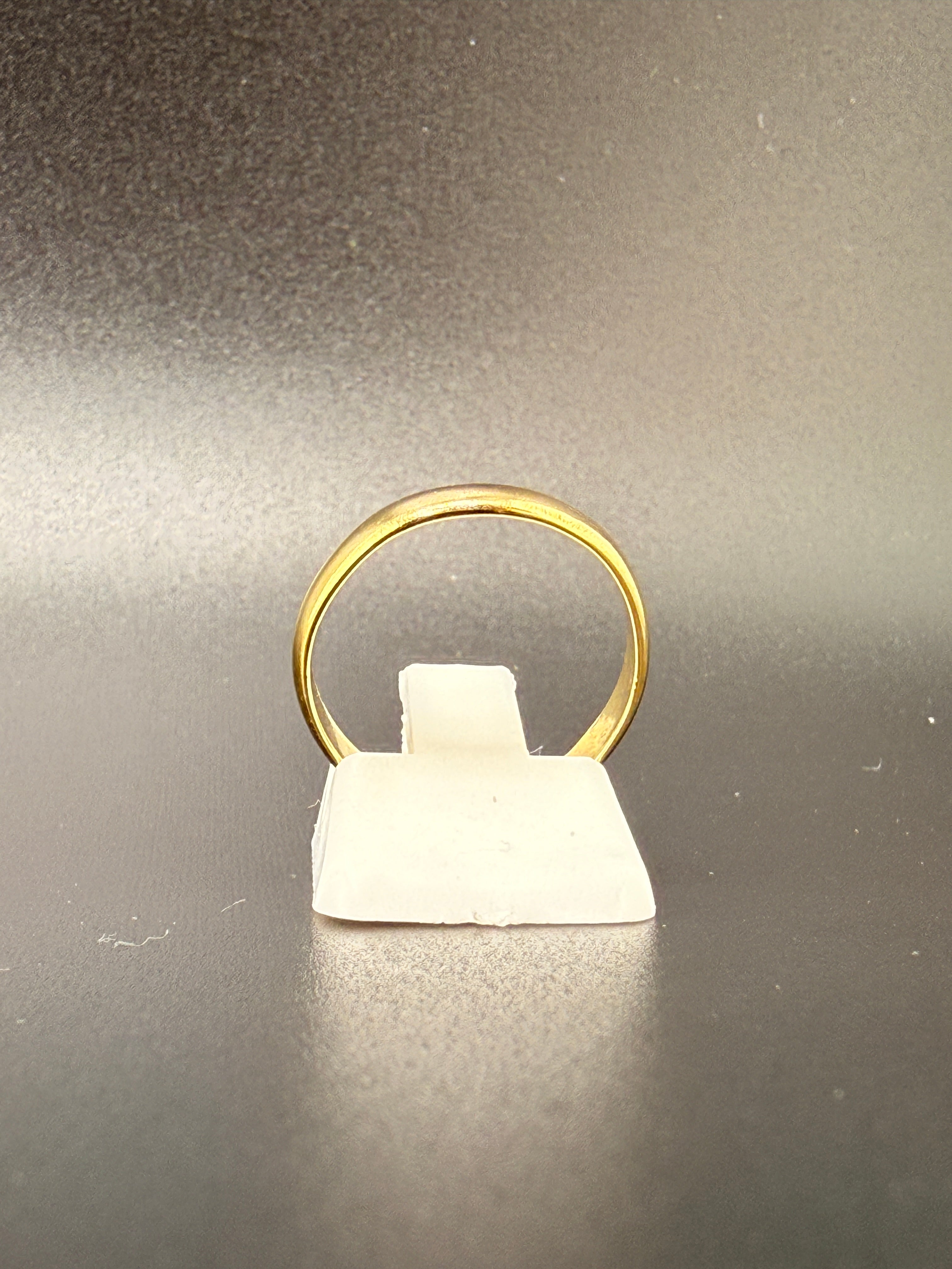 14K Gold Bonded Sterling Silver Plain Band Ring