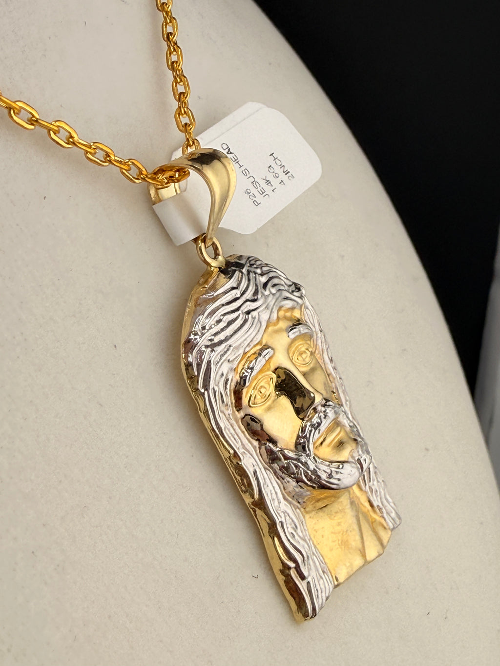 10K Gold Jesus Pendant (1.2g) – Solid Gold Religious Pendant | Wholesale Price by Jewelry Connect