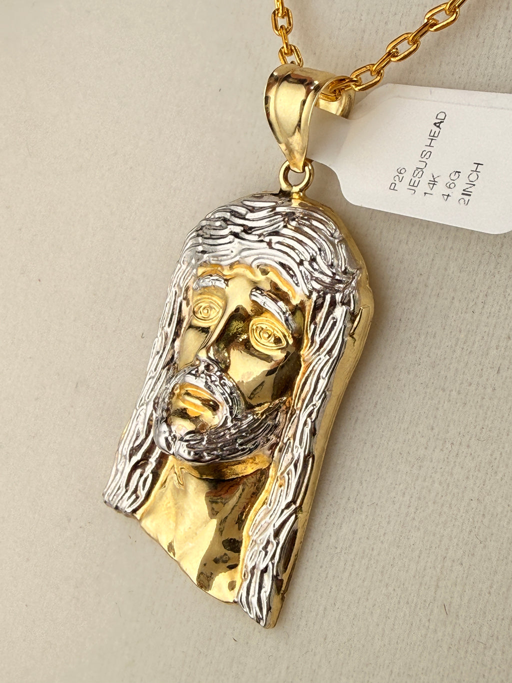 10K Gold Jesus Pendant (1.2g) – Solid Gold Religious Pendant | Wholesale Price by Jewelry Connect