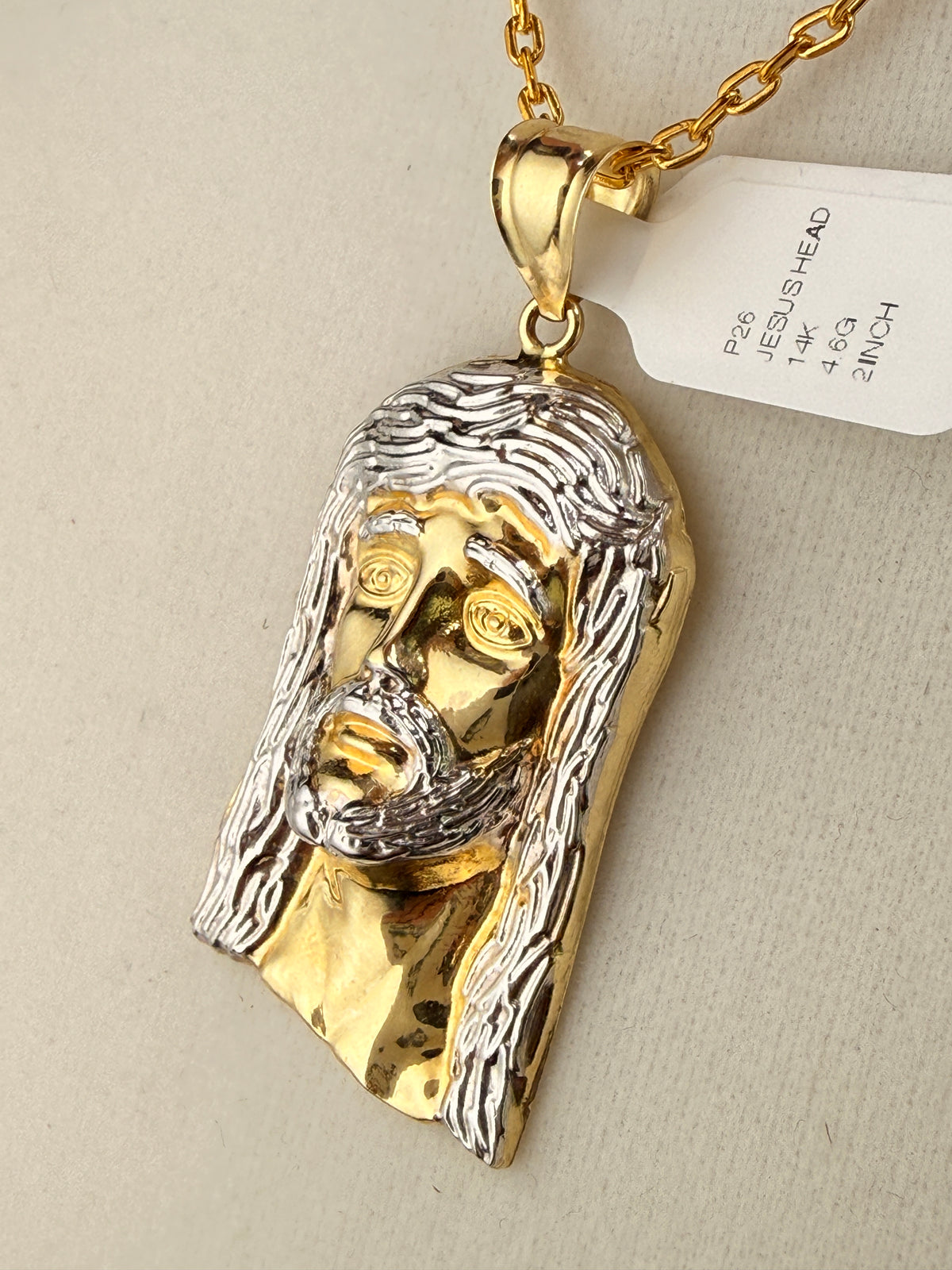 10K Gold Jesus Pendant (1.2g) – Solid Gold Religious Pendant | Wholesale Price by Jewelry Connect