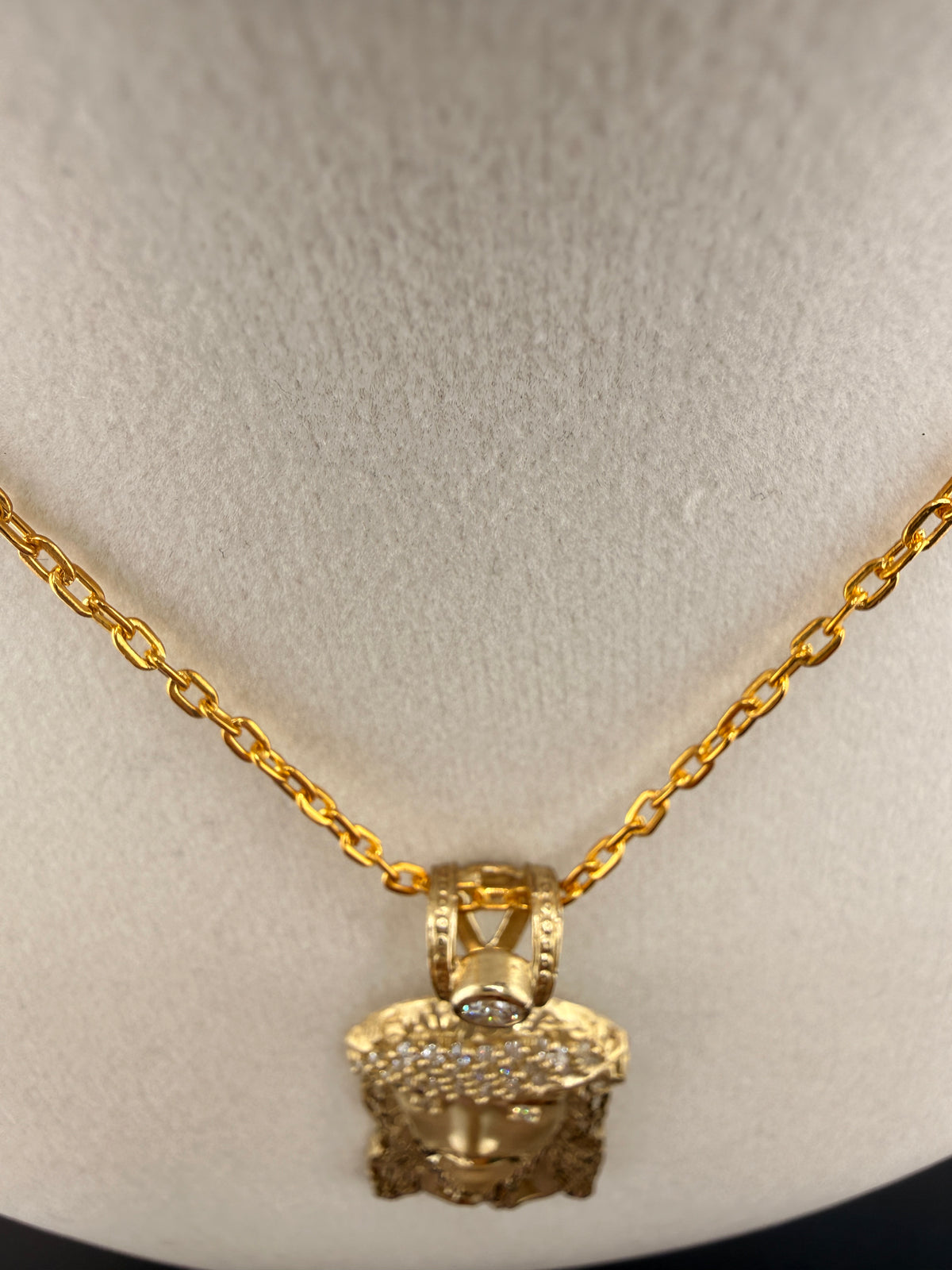 10K Gold Jesus Pendant – Solid Gold (5.4g) | Wholesale Jewelry Price