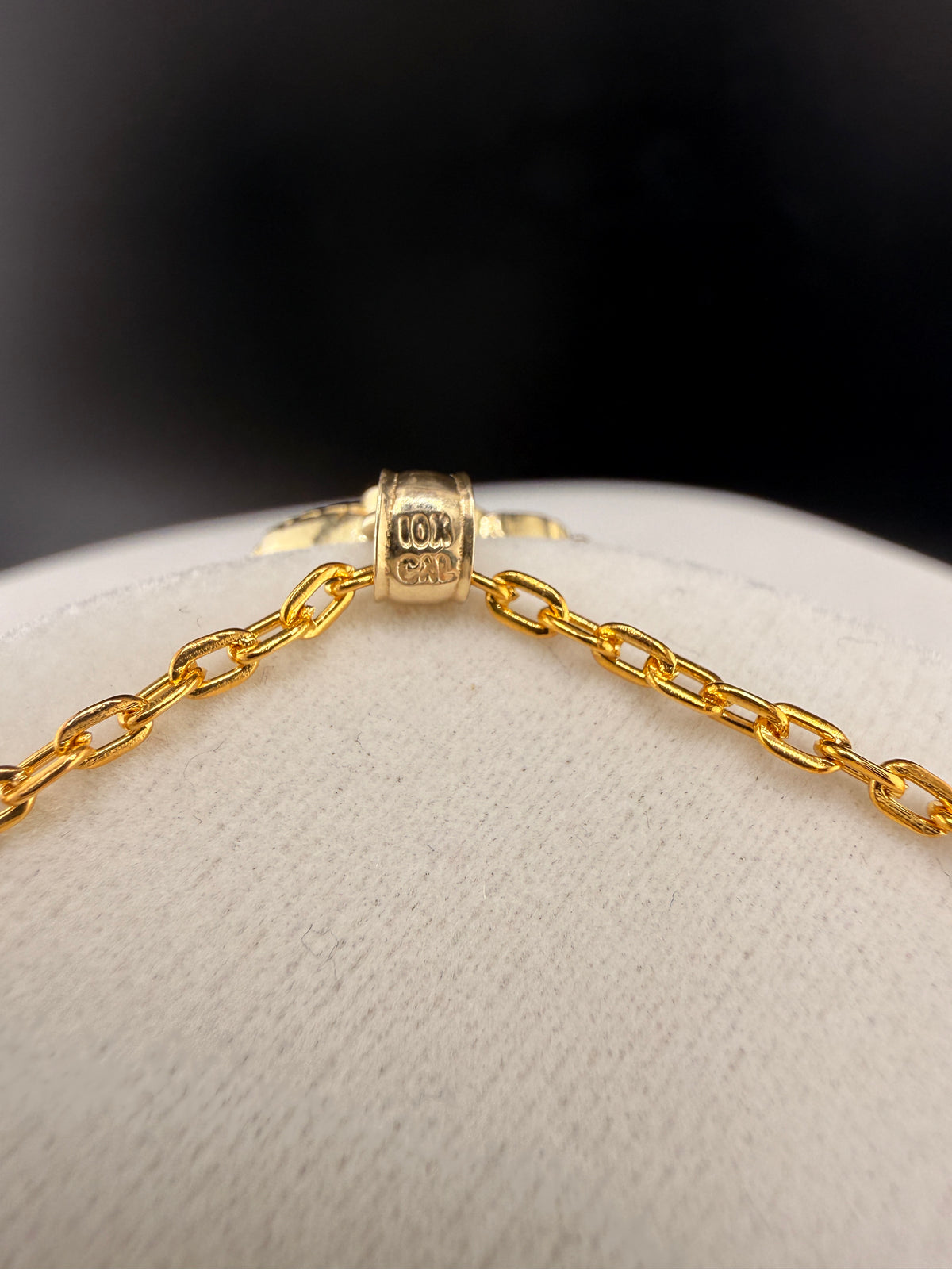 10K Solid Gold CZ & Ruby Accent Elephant Pendant
