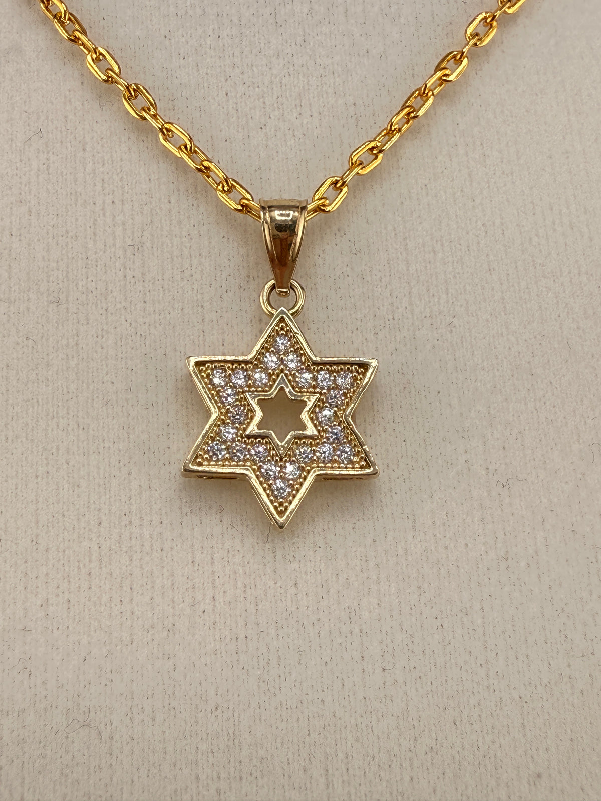 14K STAR OF DAVID Pendant