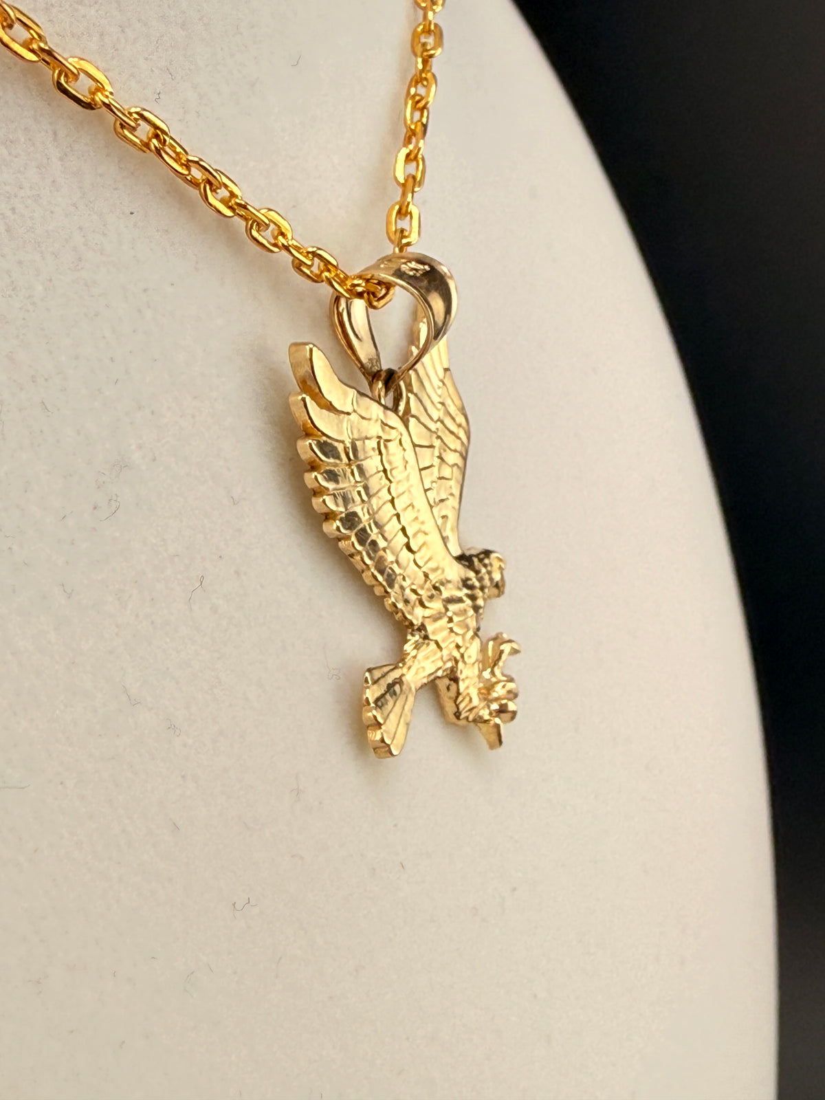 14k Gold Eagle pendant