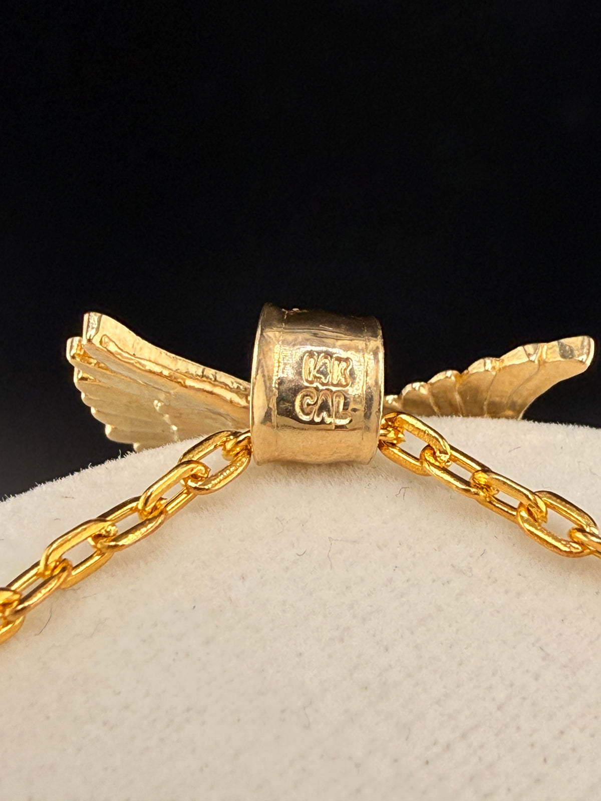 14k Gold Eagle pendant