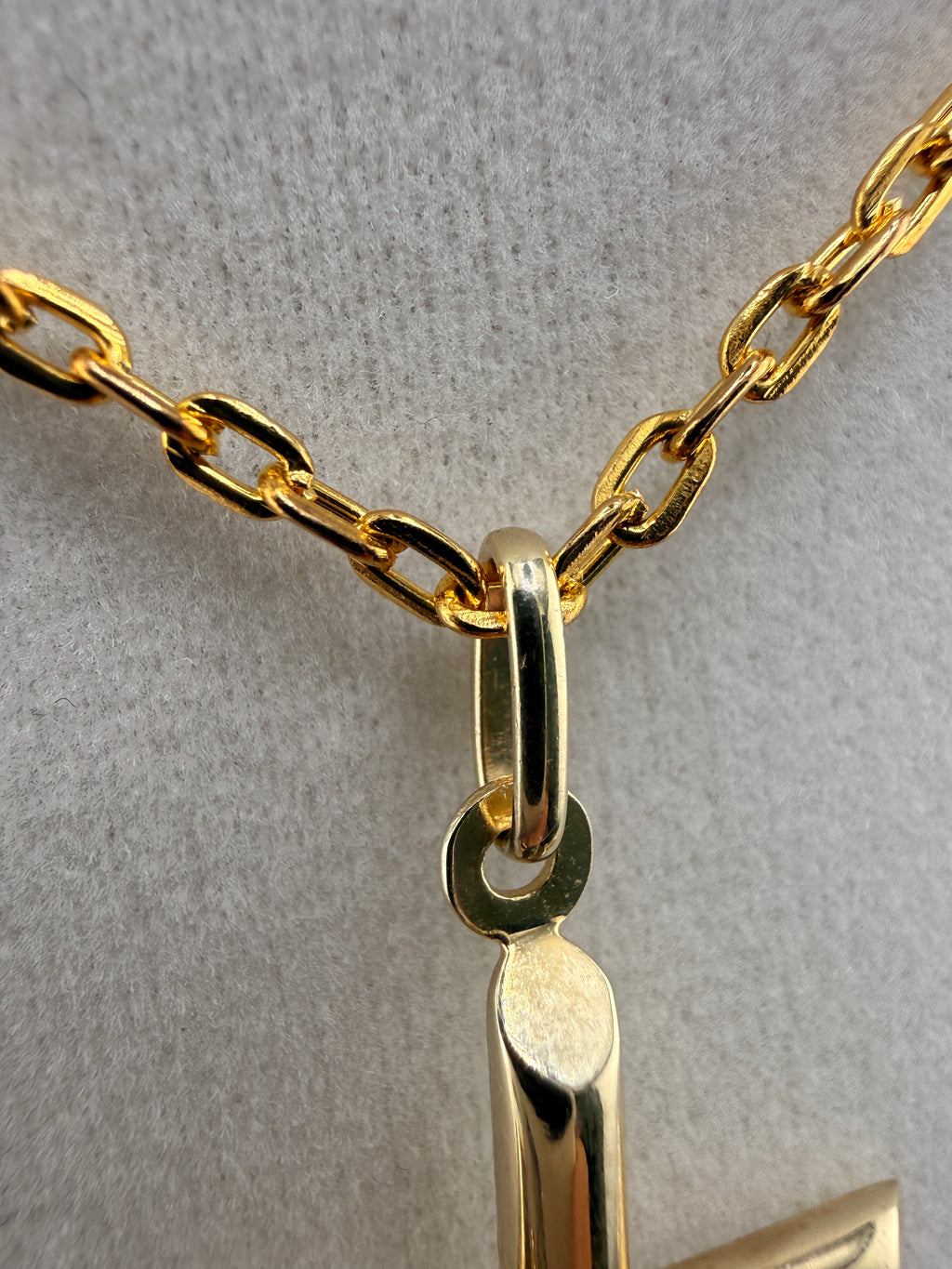 10K Solid Gold Jesus on Cross Pendant