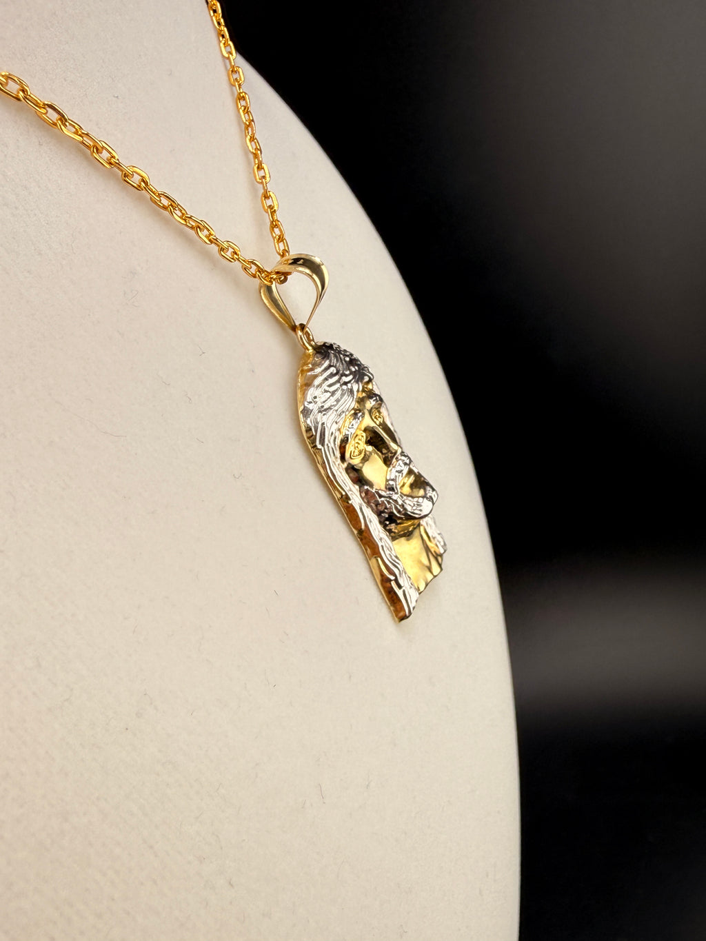 14K Gold Jesus Pendant – 4.61g Solid Gold Religious Charm | Wholesale Price Luxury Pendant | Jewelry Connect