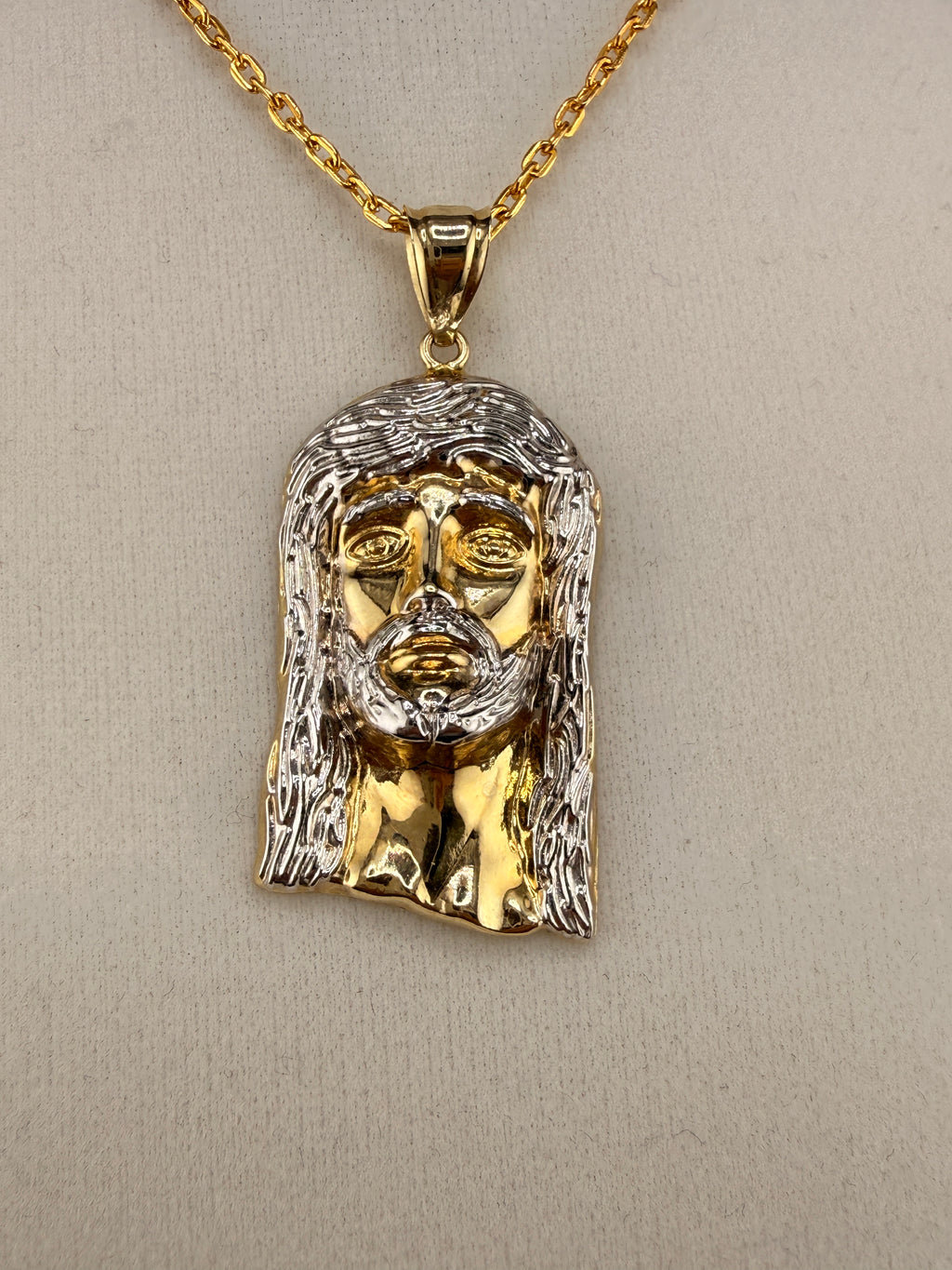 14K Gold Jesus Pendant – 4.61g Solid Gold Religious Charm | Wholesale Price Luxury Pendant | Jewelry Connect