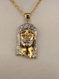 14K Gold Jesus Pendant – 4.61g Solid Gold Religious Charm | Wholesale Price Luxury Pendant | Jewelry Connect