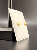 14K Gold Diamond Heart Earrings – Real Gold  Earrings | Wholesale Price Jewelry