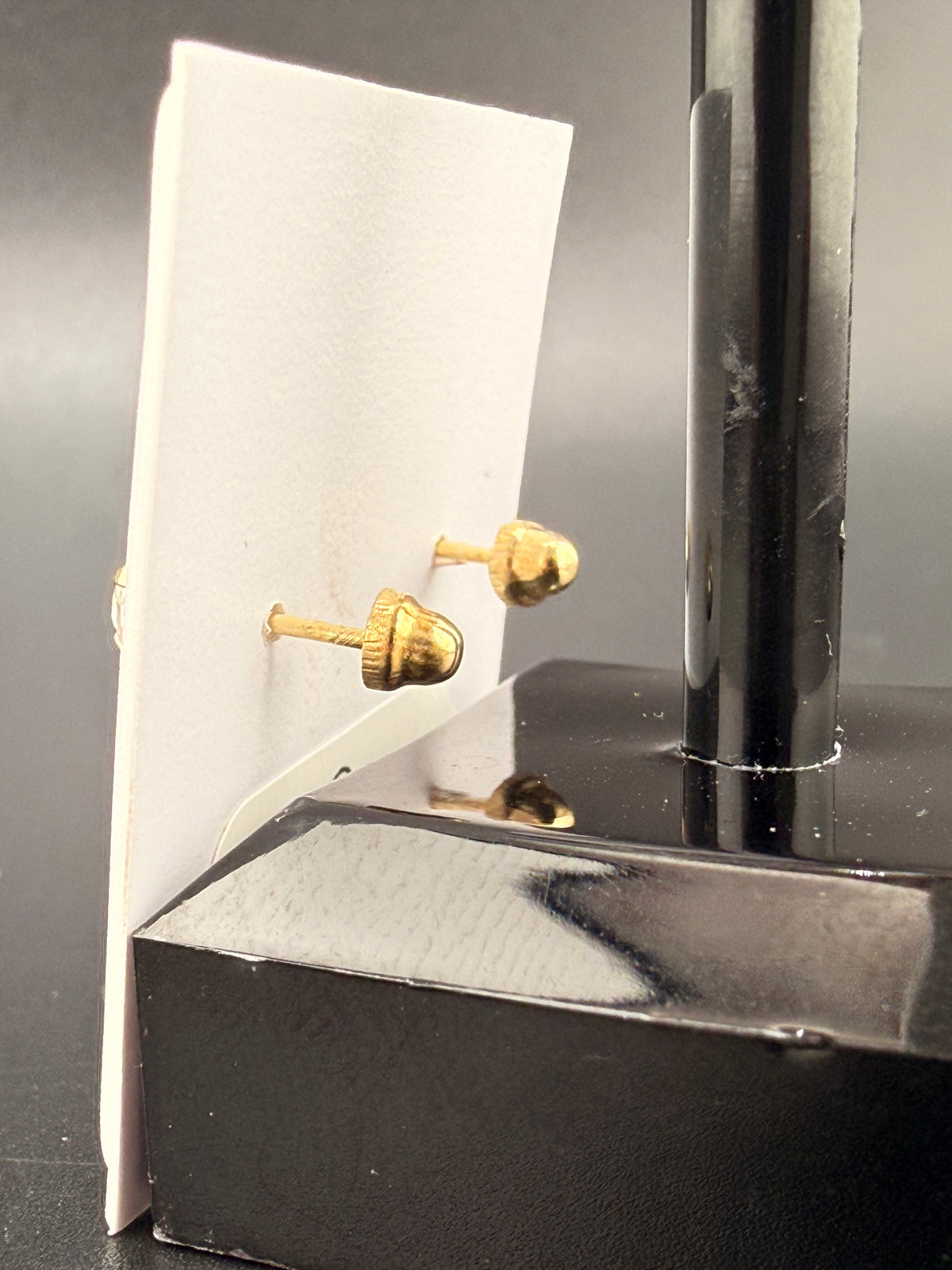 14K Gold 0.5 CT CZ Diamond Stud Earrings