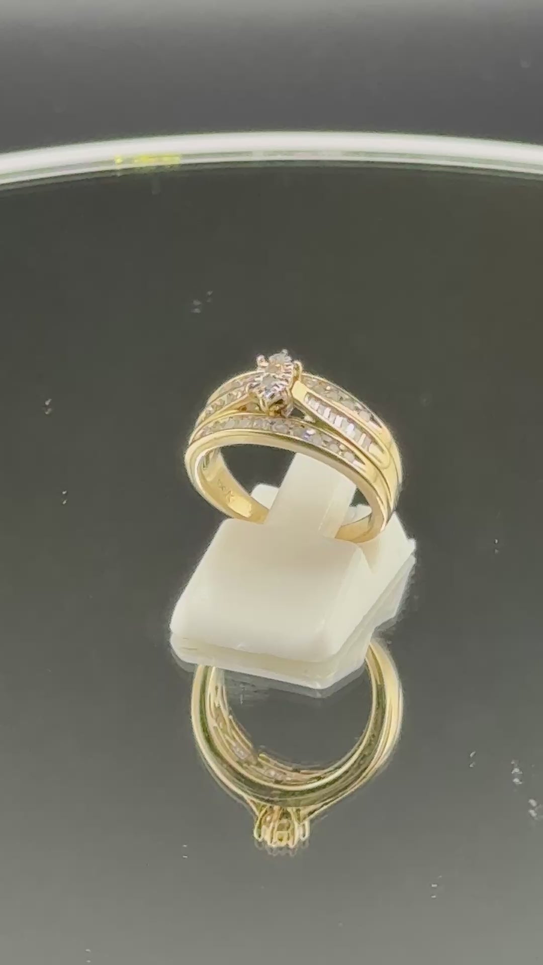 2.5 Carat Natural Diamond Engagement Ring – 10K Gold | Size 6